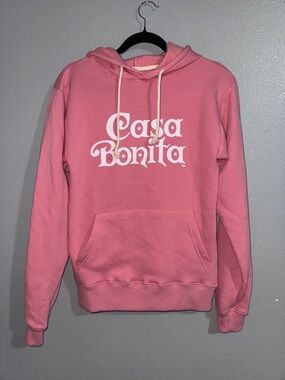 Casa Bonita Pink Hoodie Sweater for Women